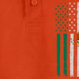 Mexico Flag USA American Mexican Independence Day Dry Zone Grid Performance Polo