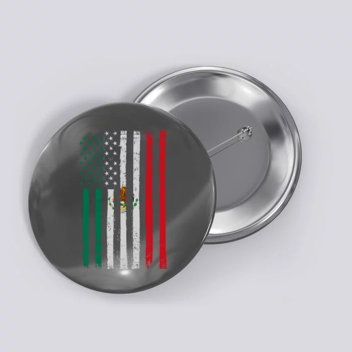 Mexico Flag USA American Mexican Independence Day Button