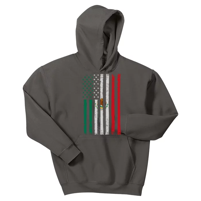 Mexico Flag USA American Mexican Independence Day Kids Hoodie