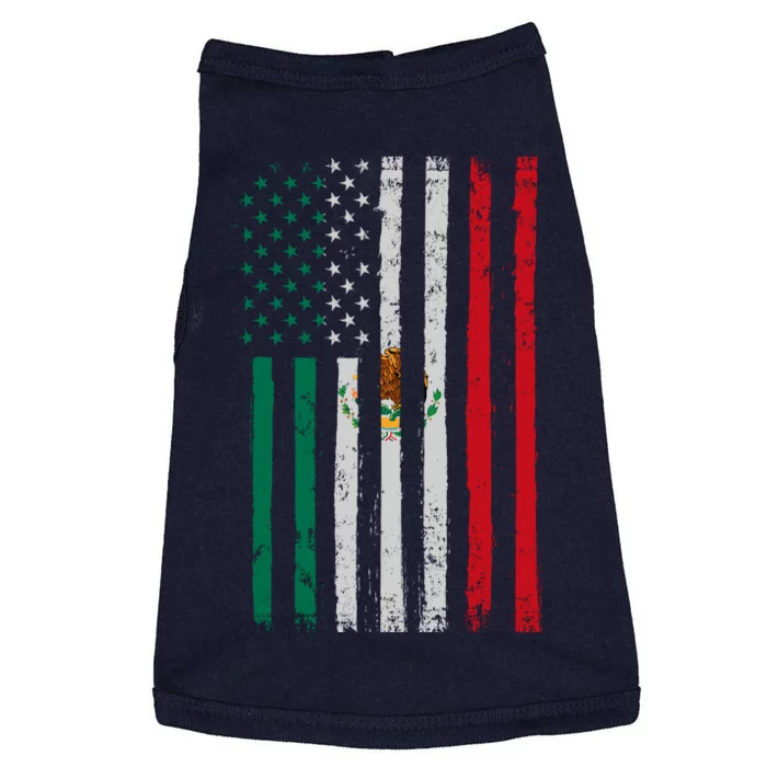 Mexico Flag USA American Mexican Independence Day Doggie Tank