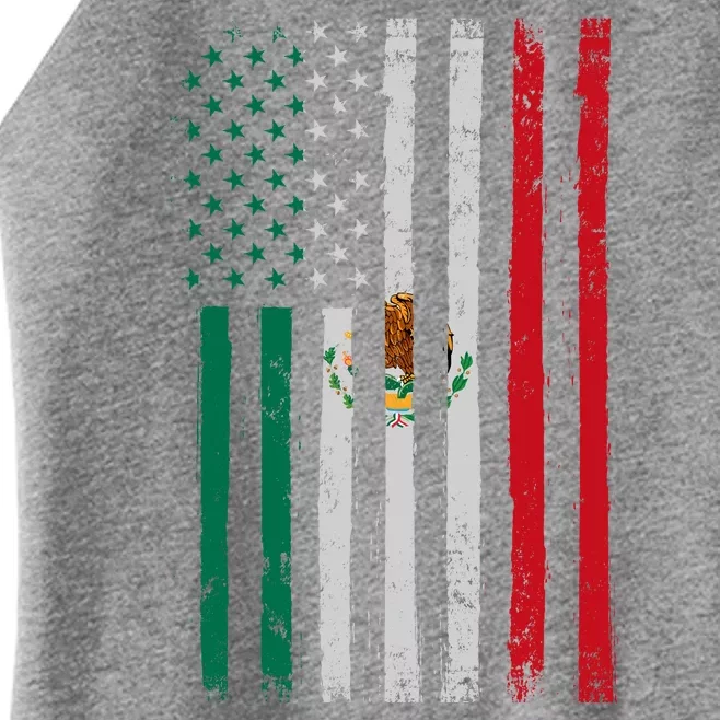 Mexico Flag USA American Mexican Independence Day Women’s Perfect Tri Rocker Tank