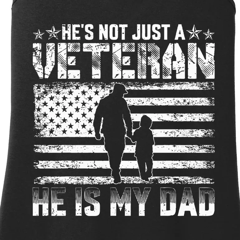 Military Family Veteran Support My Dad US Veteran My Hero Ladies Essential Tank