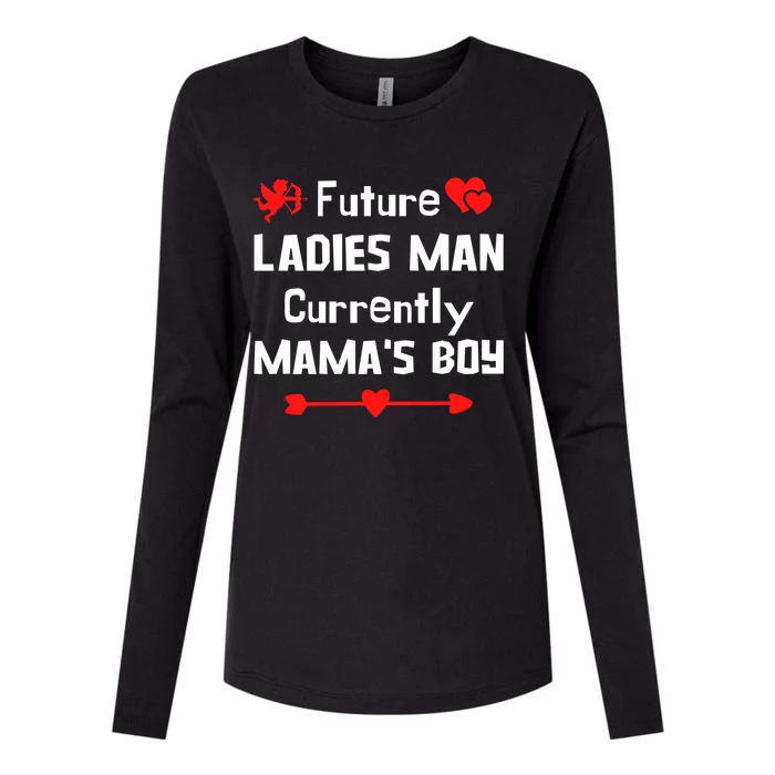 Mamas Funny Valentines Day Gift Womens Cotton Relaxed Long Sleeve T-Shirt