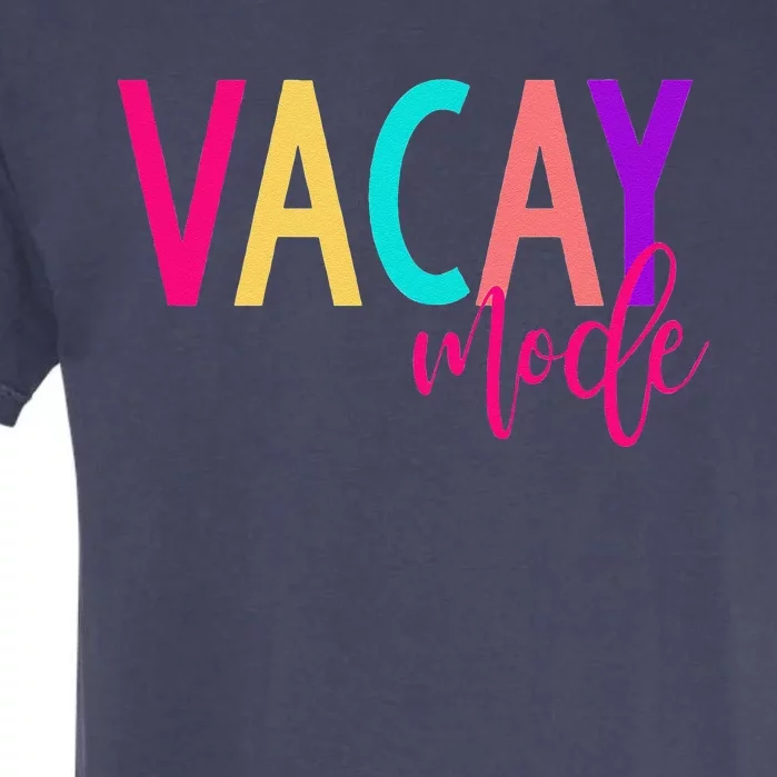 Matching Family Vacation Vacay Mode Summer Garment-Dyed Heavyweight T-Shirt