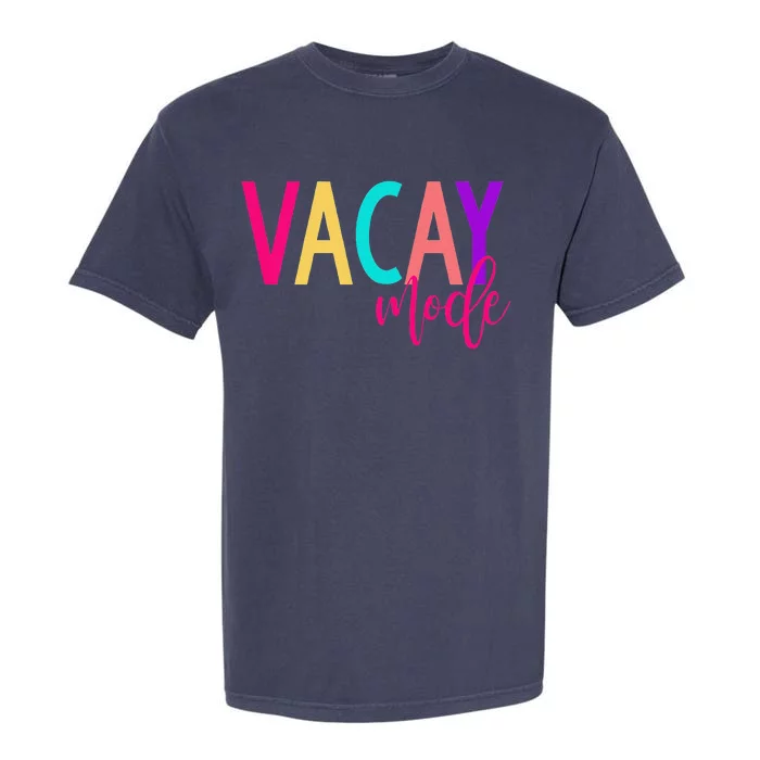 Matching Family Vacation Vacay Mode Summer Garment-Dyed Heavyweight T-Shirt