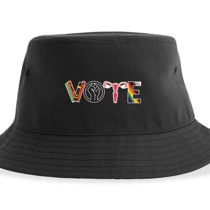 Michelle Fresh Votes Blue Sustainable Bucket Hat