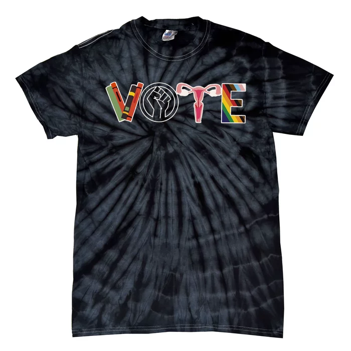 Michelle Fresh Votes Blue Tie-Dye T-Shirt