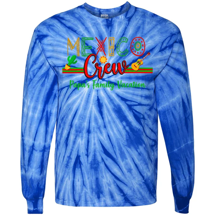 Mexico Family Vacation Colorful Group Matching Tie-Dye Long Sleeve Shirt