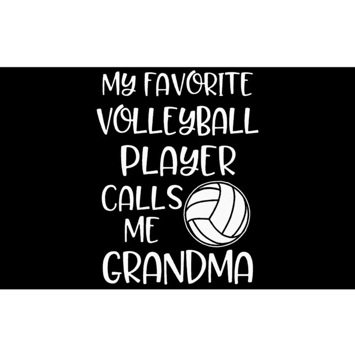 My Favorite Volleyball Player Calls Me Grandma Bumper Sticker