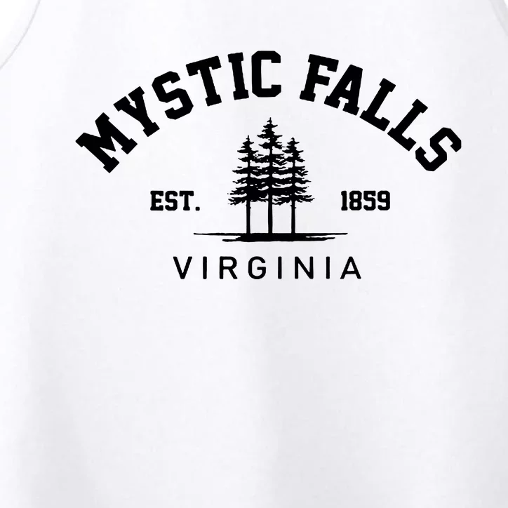 Mystic Falls Virginia Salvatore Stefan Damon Vampire Fan Gift Performance Tank