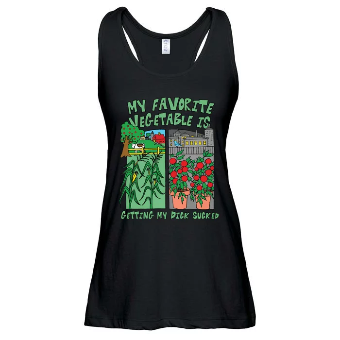 My Favorite Vegetable Is Getting My Dick Sucked Ladies Essential Flowy Tank