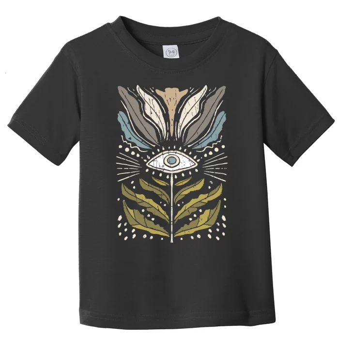 Mystical Floral Vintage Toddler T-Shirt