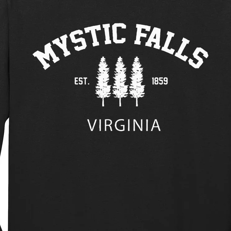 Mystic Falls Virginia Tall Long Sleeve T-Shirt