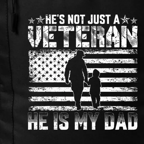 Military Family Veteran Support My Dad Us Veteran Patriotic Daily Commute Backpack