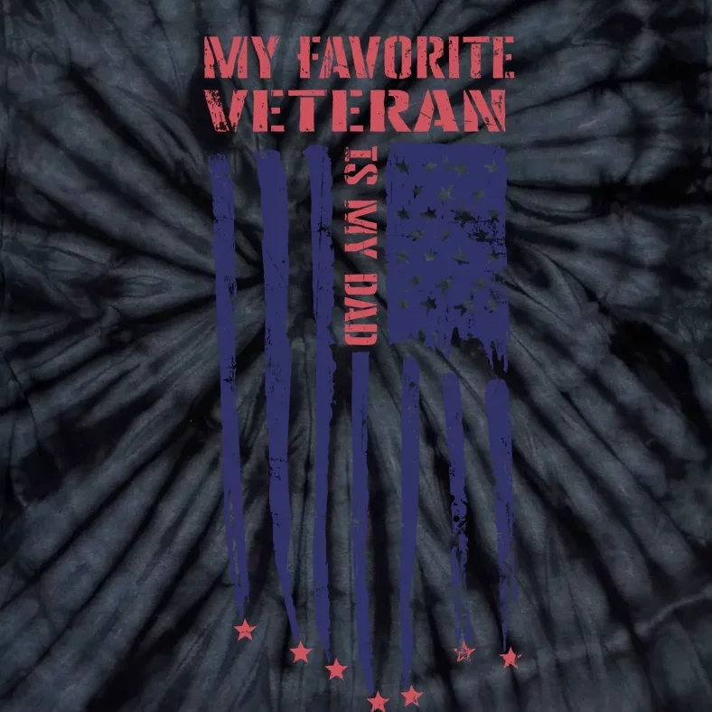 My Favorite Veteran Veterans Day T Tie-Dye T-Shirt