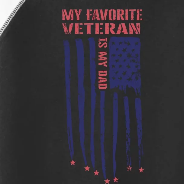 My Favorite Veteran Veterans Day T Toddler Fine Jersey T-Shirt