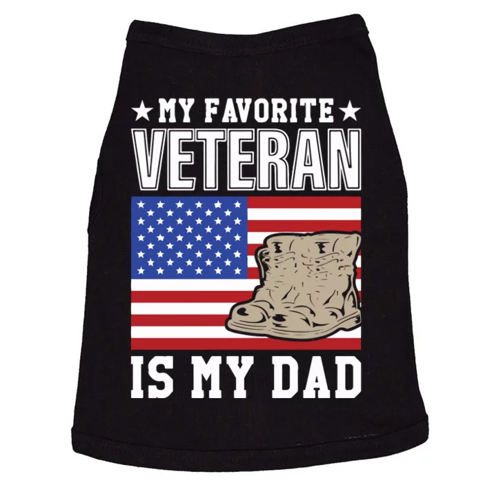 My Favorite Veteran Is My Dad Doggie Tank