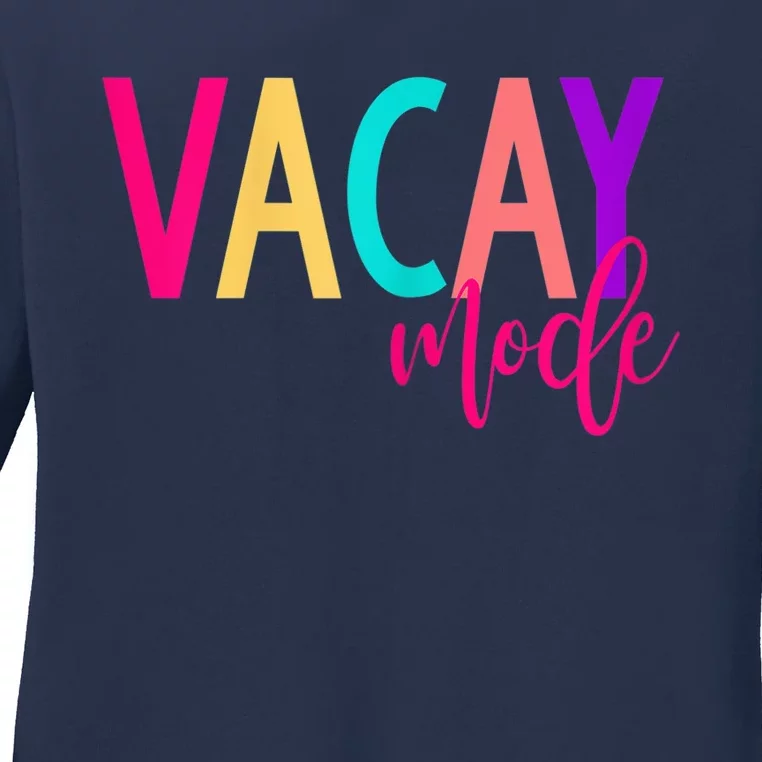 Matching Family Vacation Shirts | Vacay Mode Summer Shirt Ladies Long Sleeve Shirt