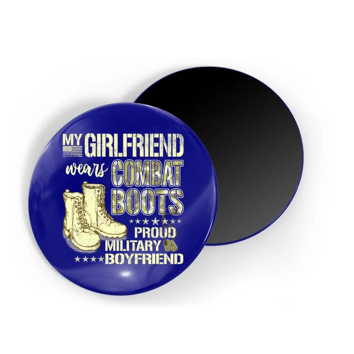 My Friend Wears Combat Boots Gift Proud Military Friend Meaningful Gift Magnet