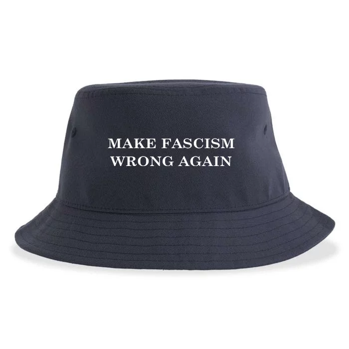 Make Fascism Wrong Again Sustainable Bucket Hat