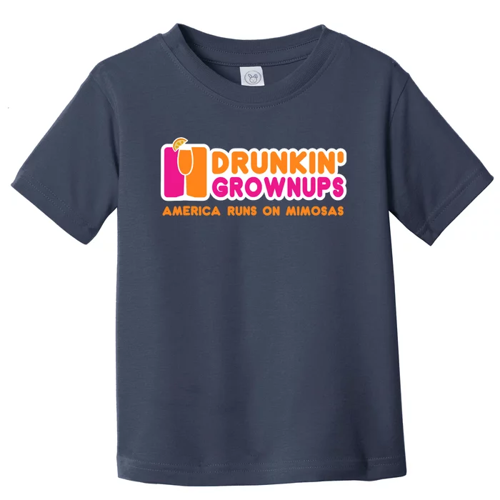 Mimosas For Wo Funny Drunkin Grownups Drinking Toddler T-Shirt