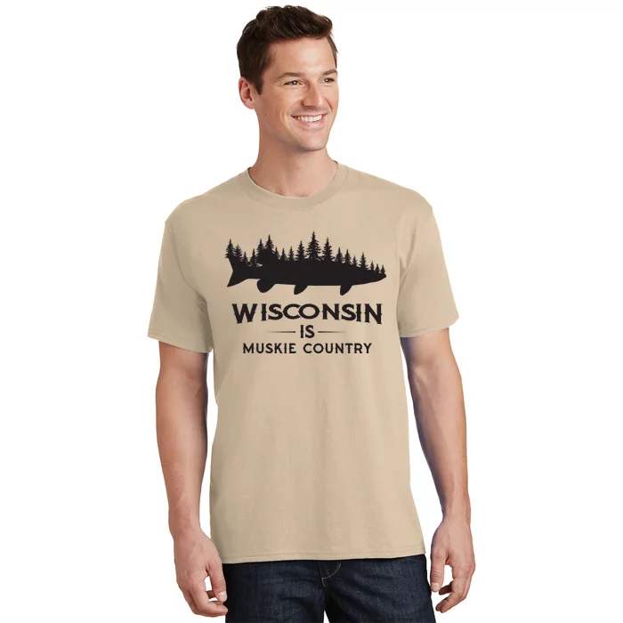 Musky Fishing Wisconsin Is Muskie Country T-Shirt