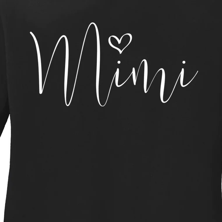 Mimi For Woman Grandma Birthday Mothers Day Ladies Long Sleeve Shirt