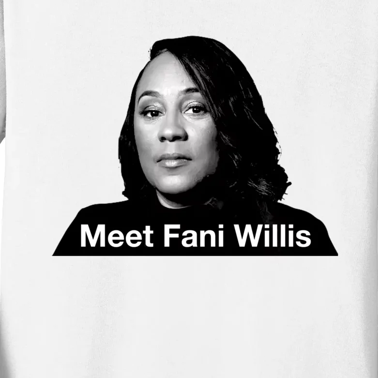 Meet Fani Willis Kids Long Sleeve Shirt