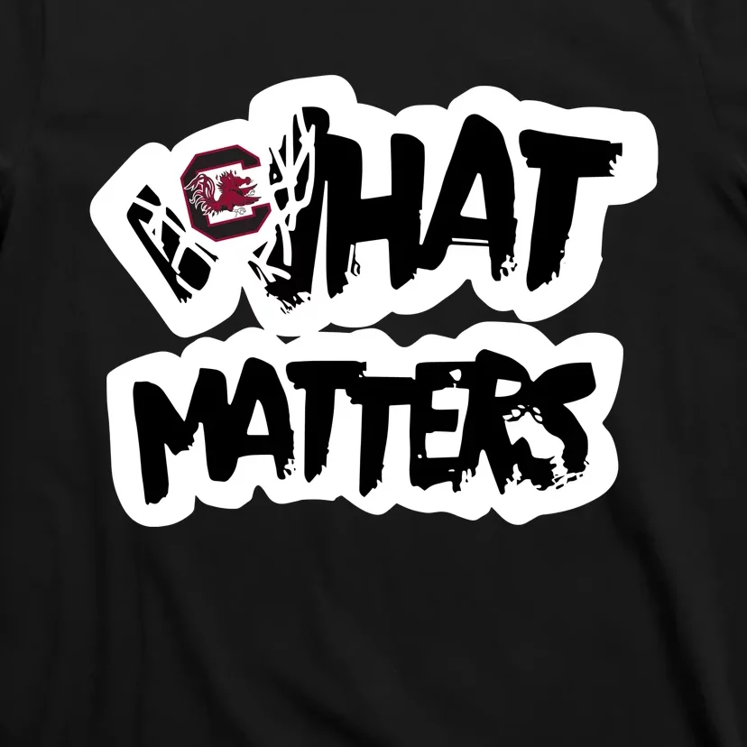 Milaysia Fulwiley Wearing South Carolina What Matters T-Shirt