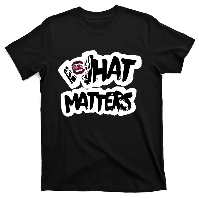 Milaysia Fulwiley Wearing South Carolina What Matters T-Shirt