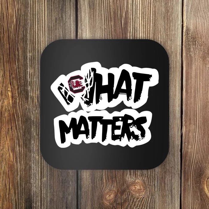 Milaysia Fulwiley Wearing South Carolina What Matters Coaster