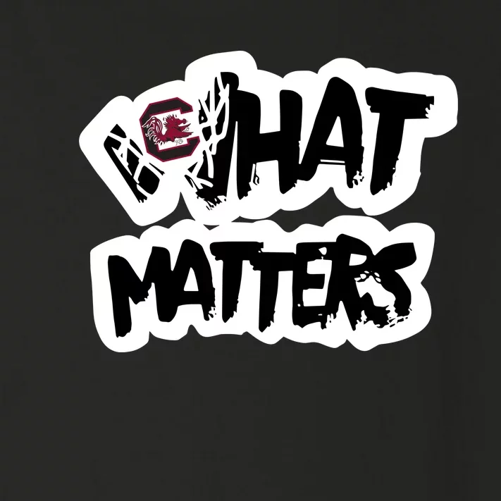 Milaysia Fulwiley Wearing South Carolina What Matters Toddler Long Sleeve Shirt