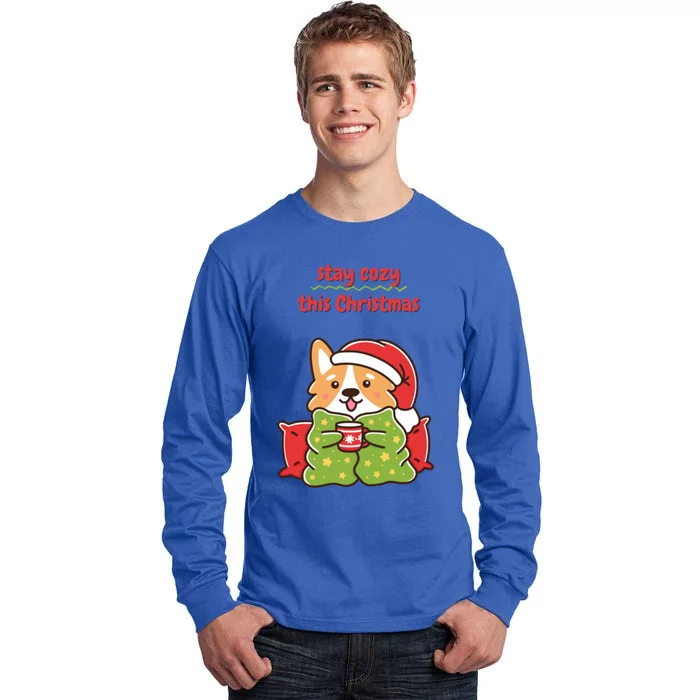 Matching Family We Wish You A Merry Christmas Corgi Lover Funny Gift Tall Long Sleeve T-Shirt