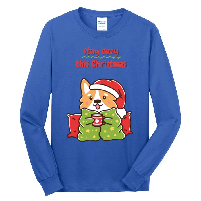 Matching Family We Wish You A Merry Christmas Corgi Lover Funny Gift Tall Long Sleeve T-Shirt