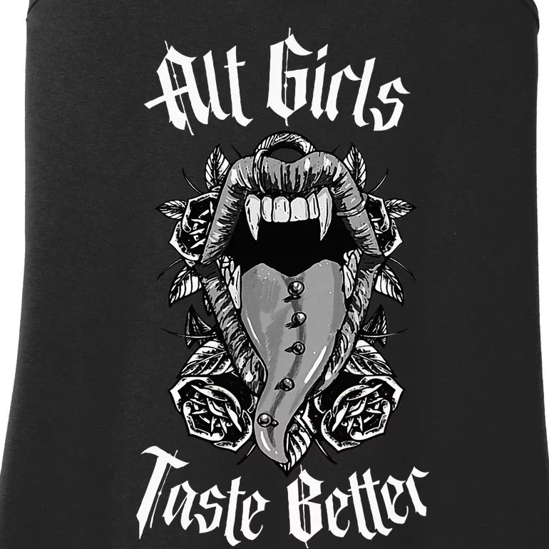 My Freaky World Goth Alt Clothing Alt Girl Taste Better Ladies Essential Tank