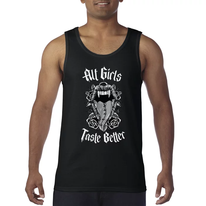 My Freaky World Goth Alt Clothing Alt Girl Taste Better Tank Top