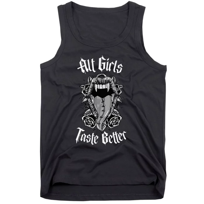 My Freaky World Goth Alt Clothing Alt Girl Taste Better Tank Top