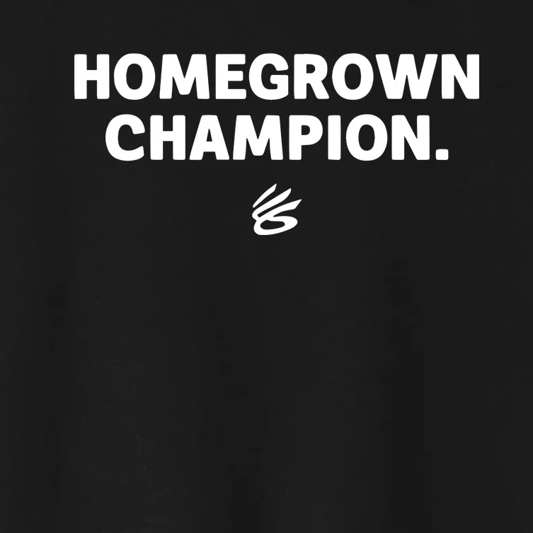 Milaysia Fulwiley Wearing Homegrown Champion Women's Crop Top Tee