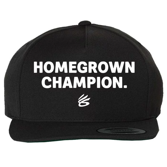 Milaysia Fulwiley Wearing Homegrown Champion Wool Snapback Cap