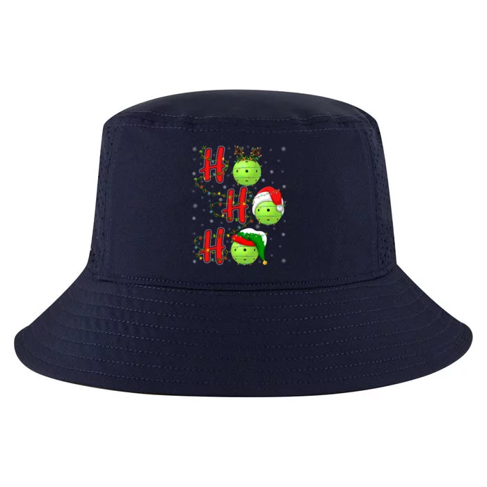 Matching Family Xmas Santa Ho Ho Ho Pickleball Christmas Gift Cool Comfort Performance Bucket Hat