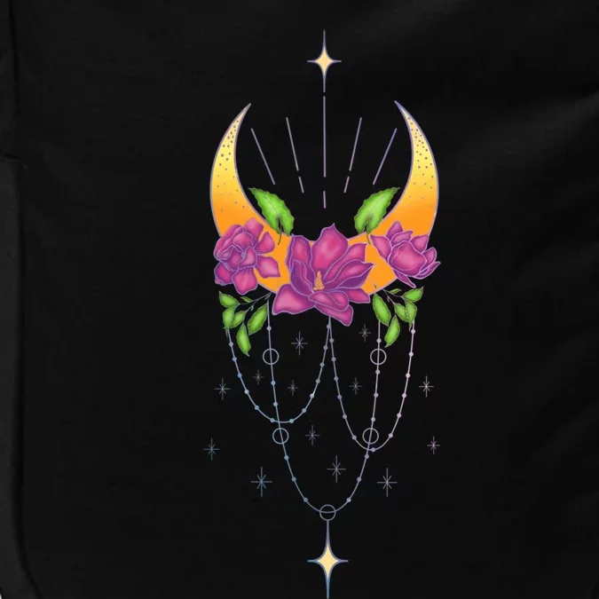 Moon Flower Yoga Spiritual Occult And Magic Gift Impact Tech Backpack