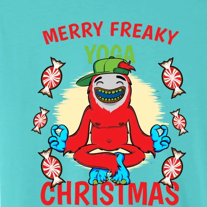 Merry Freaky Yoga Christmas ChromaSoft Performance T-Shirt