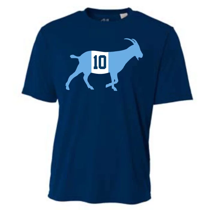 Messi Goat #10 Argentina Soccer Cooling Performance Crew T-Shirt