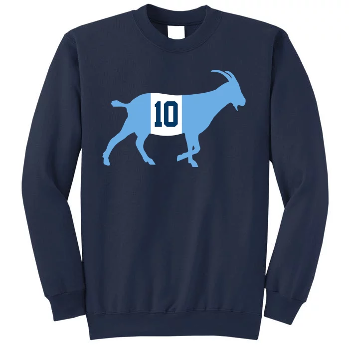 Messi Goat #10 Argentina Soccer Sweatshirt