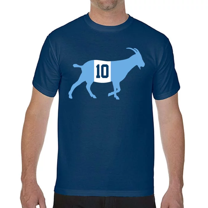 Messi Goat #10 Argentina Soccer Comfort Colors T-Shirt