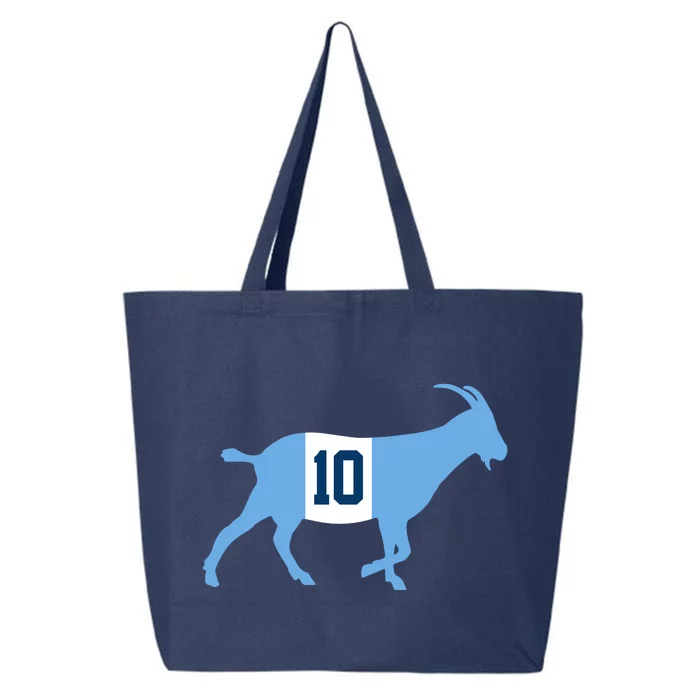 Messi Goat #10 Argentina Soccer 25L Jumbo Tote