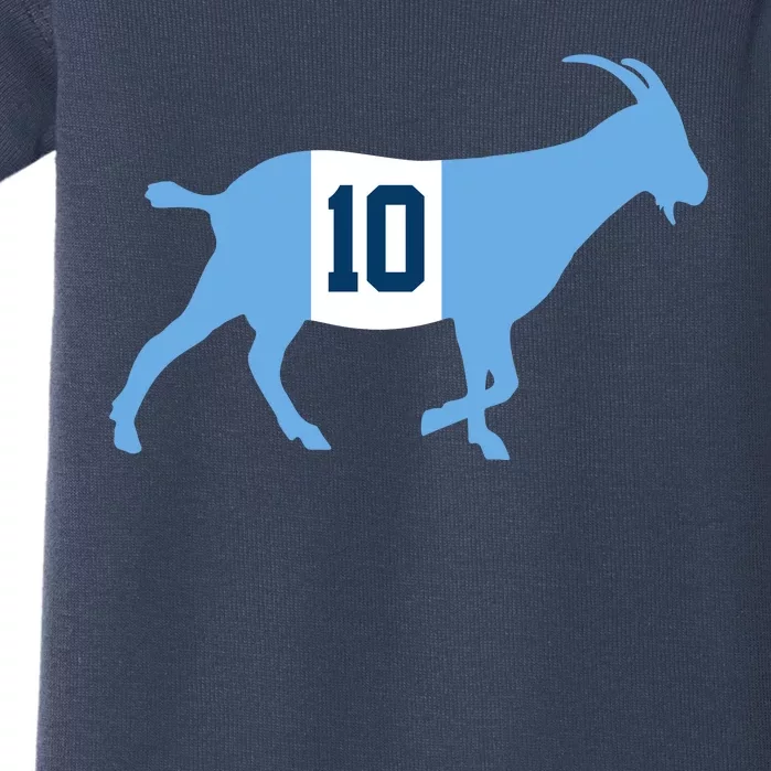 Messi Goat #10 Argentina Soccer Baby Bodysuit