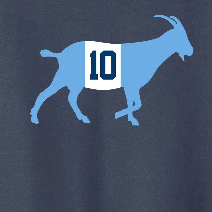 Messi Goat #10 Argentina Soccer Toddler T-Shirt