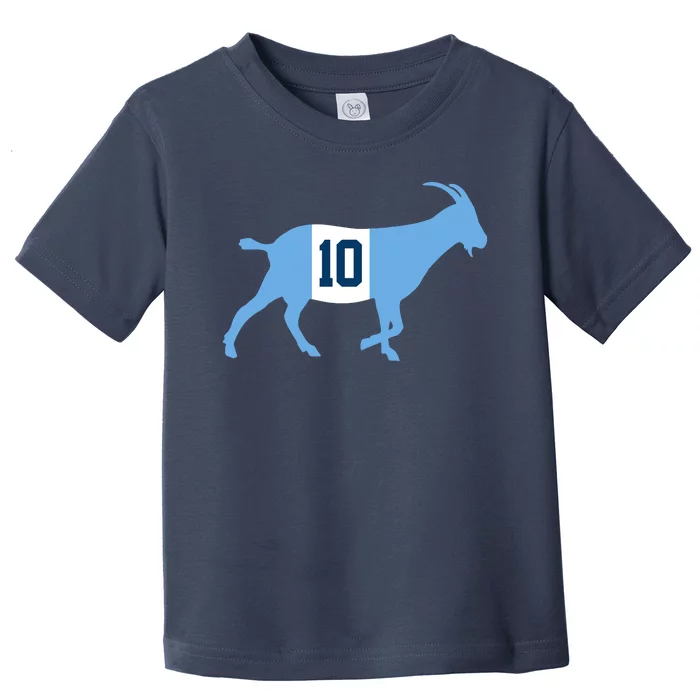 Messi Goat #10 Argentina Soccer Toddler T-Shirt