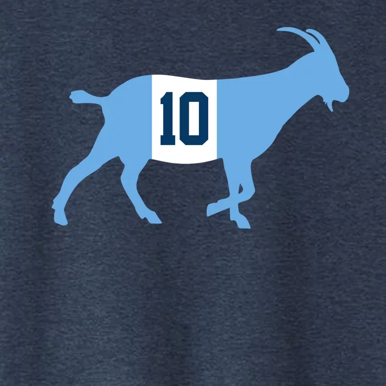 Messi Goat #10 Argentina Soccer Women's Crop Top Tee